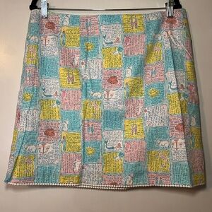 NWT Lilly Pulitzer Written in the Stars Size 14 Lavender Skirt Horoscope